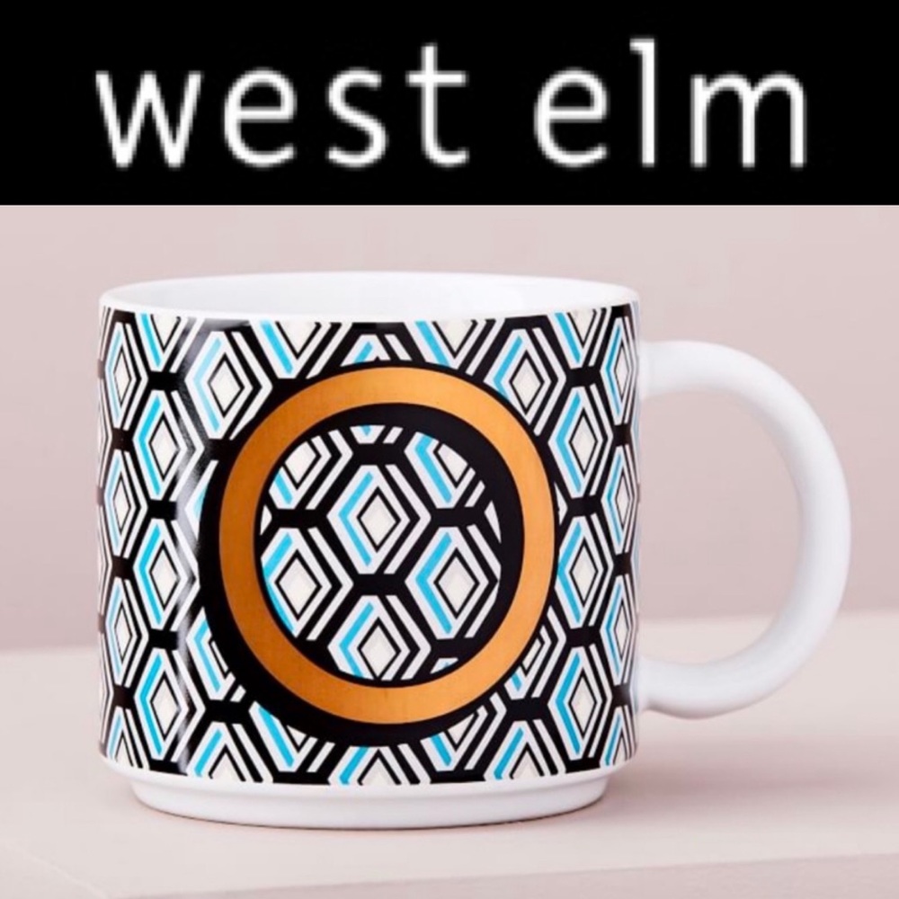 *SALE* West Elm Art Deco Mug